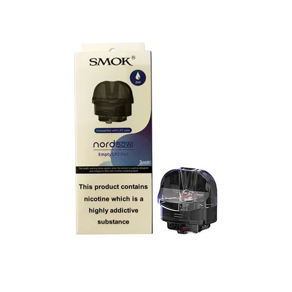 Smok Nord 50W Empty LP2 Pod 2ML- Pack of 3 - Vape Wholesale Mcr