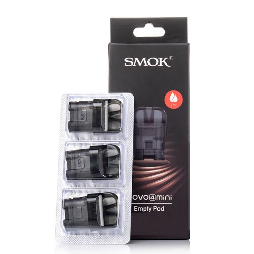 SMOK Novo 4 Mini Empty Pod 2ML-Pack of 3 - Vape Wholesale Mcr