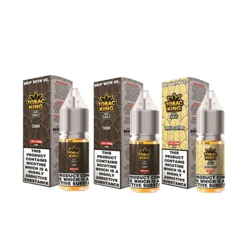Tobac King 10ML Nic Salt (Pack of 10) - Vape Wholesale Mcr