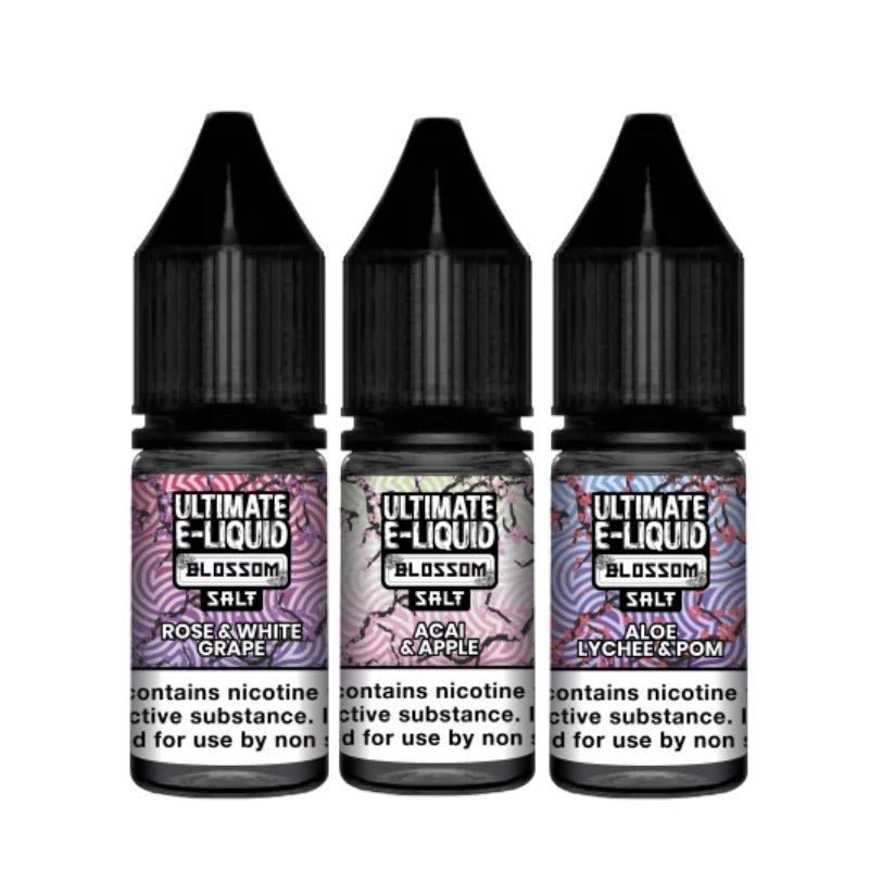 Ultimate E-Liquid Blossom 10ML Nic Salt (Pack of 10) - Vape Wholesale Mcr