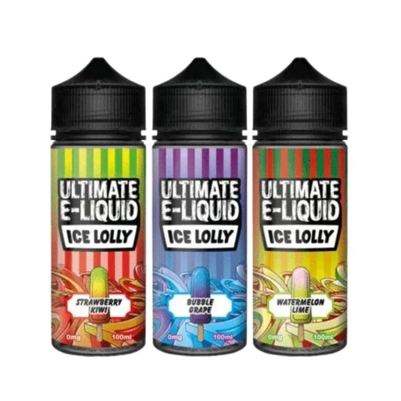 Ultimate E-Liquid Ice Lolly 100ML Shortfill - Vape Wholesale Mcr