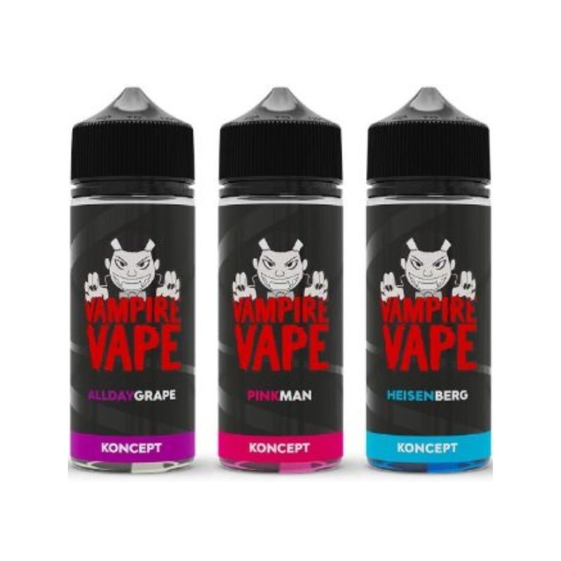 Vampire Vape Koncept 100ml Shortfills E-liquids - Vape Wholesale Mcr