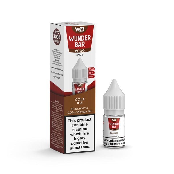 Wundar Bar 6000 Nic Salt 10ml - Box Of 10 - Vape Wholesale Mcr