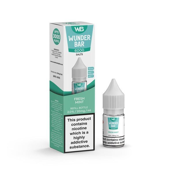 Wundar Bar 6000 Nic Salt 10ml - Box Of 10 - Vape Wholesale Mcr