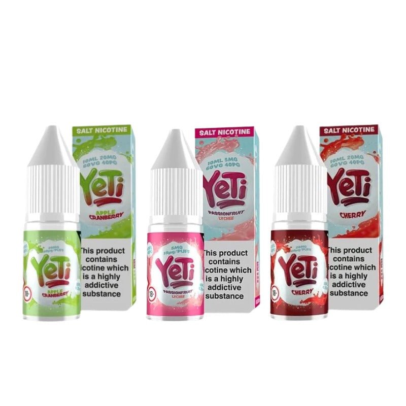 Yeti 10ml Nic Salt (Pack of 10) - Vape Wholesale Mcr