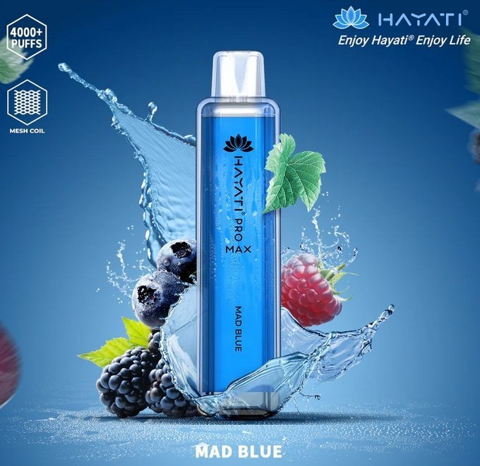 Buy Bulk Zero Nicotine Hayati Crystal Pro Max 4000 Disposable Vape Puff Bar Box of 10 - Vape Wholesale Mcr