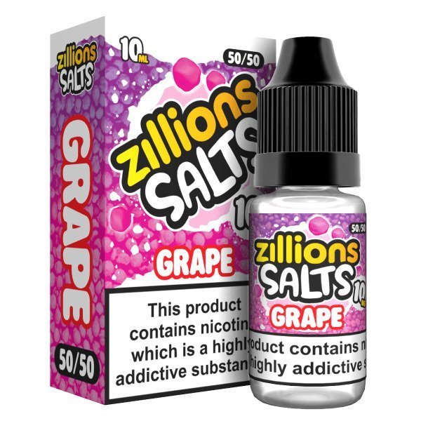 Zillions Nic Salt 10ml Pack of 5 - Vape Wholesale Mcr