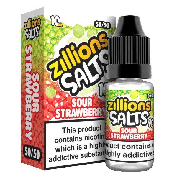 Zillions Nic Salt 10ml Pack of 5 - Vape Wholesale Mcr